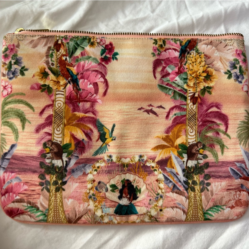 Camilla Multicolor Tropical Clutch